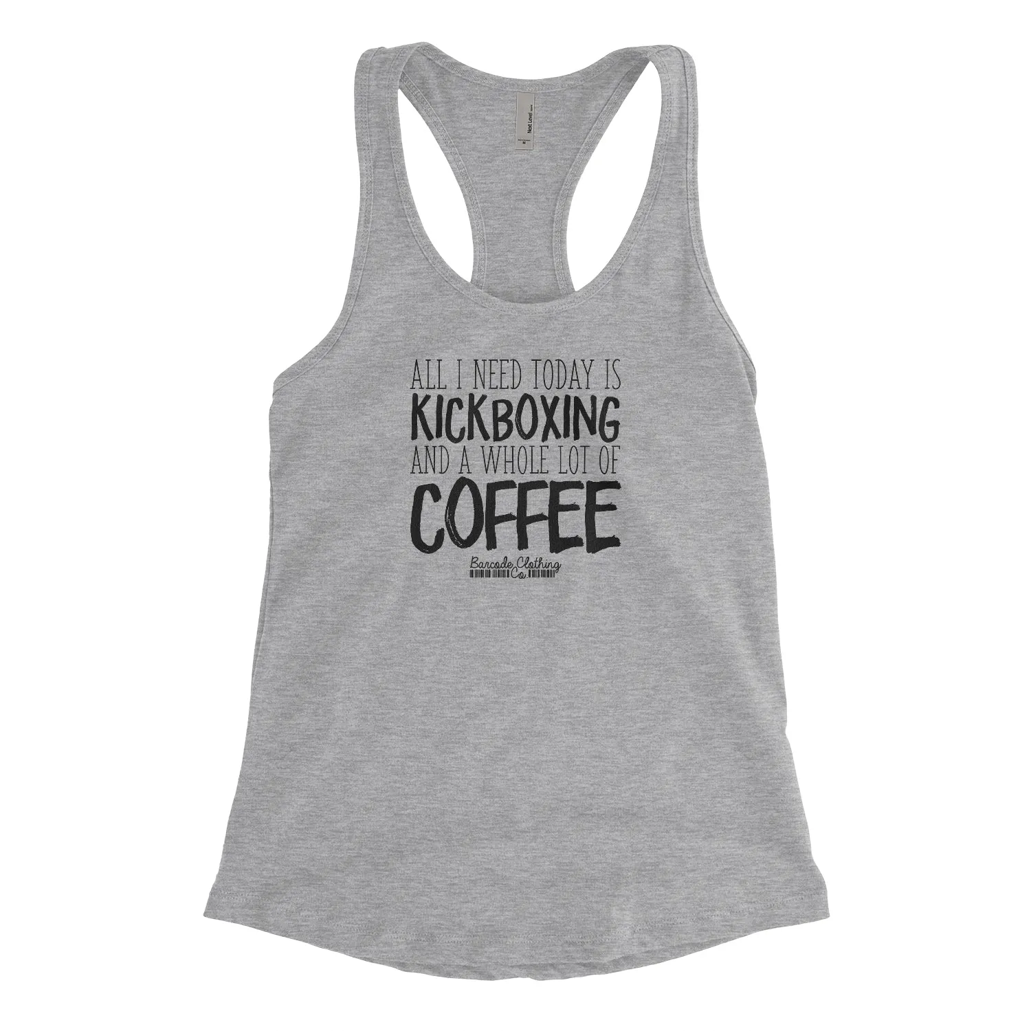 All I Need Today Kickboxing Coffee Blacked Out