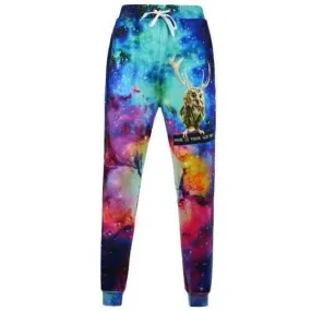 Animal Print Galaxy Jogger Pants - Xl