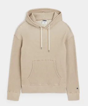 Champion Oversized Waffle Hoodie in Camel