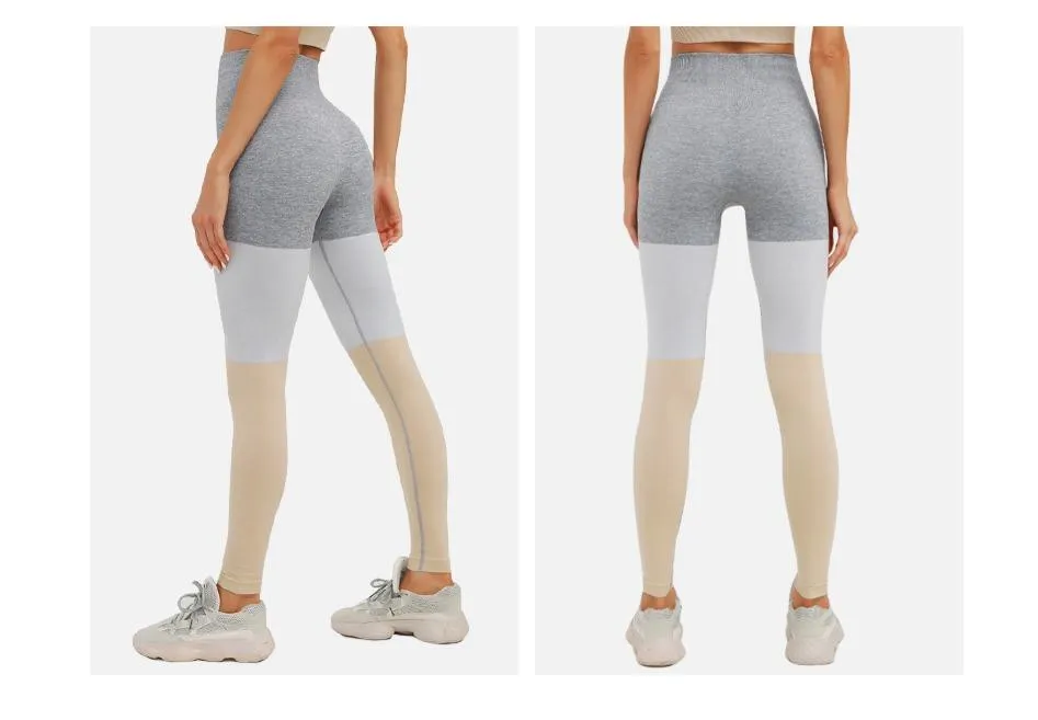 Express Contrast Seamless Gym Leggings