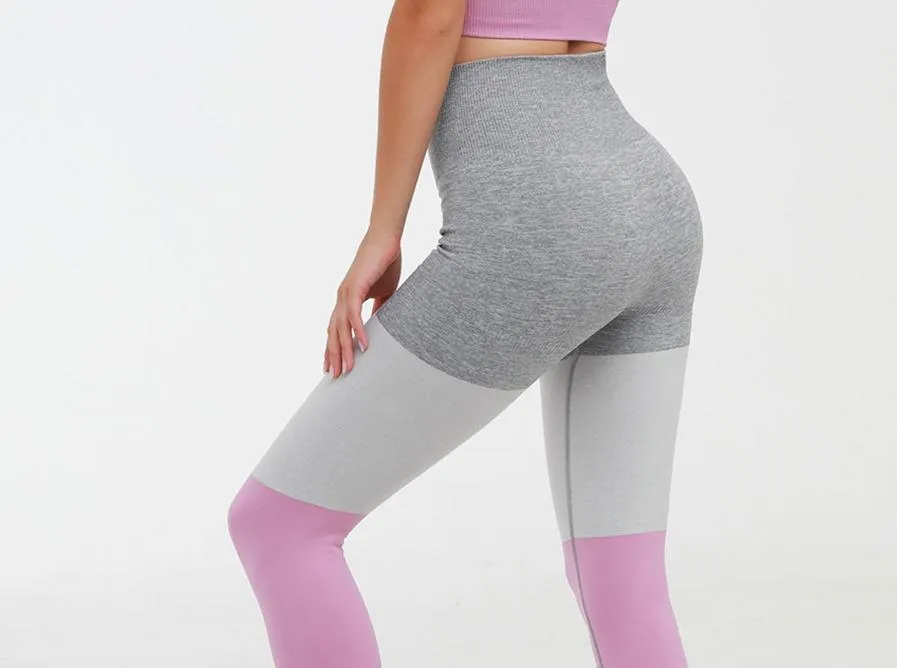 Express Contrast Seamless Gym Leggings