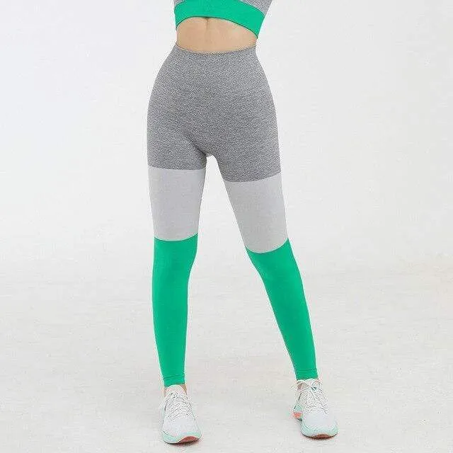 Express Contrast Seamless Gym Leggings