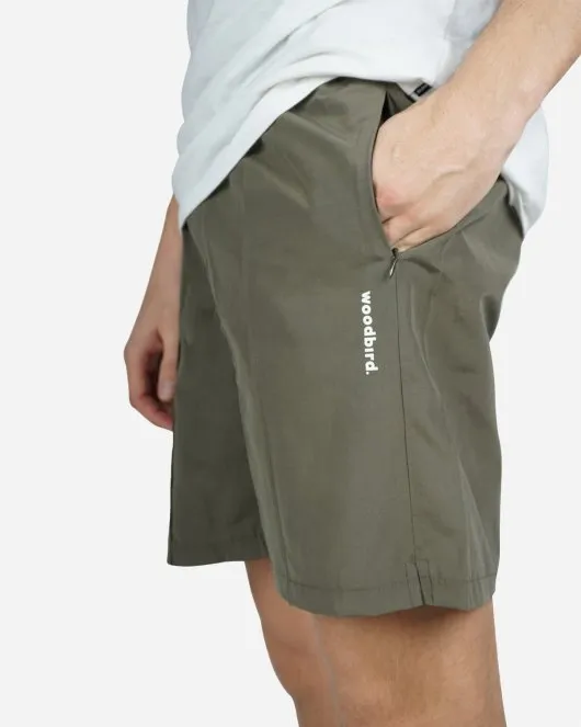 Hansi Track Shorts - Dusty Green