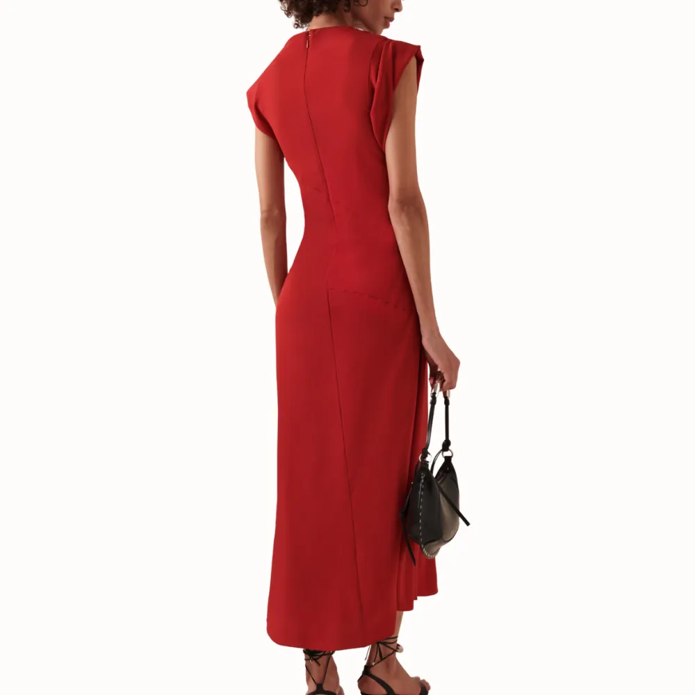 Isabel Marant Kidena Dress - Scarlet Red