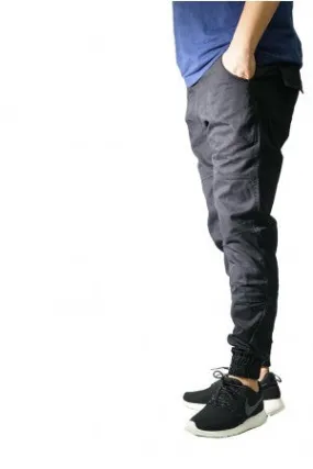 Jogger Pants Slim Cut In Black