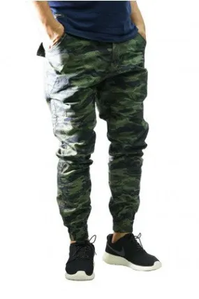 Jogger Pants Slim Cut In Polka Dot Camo