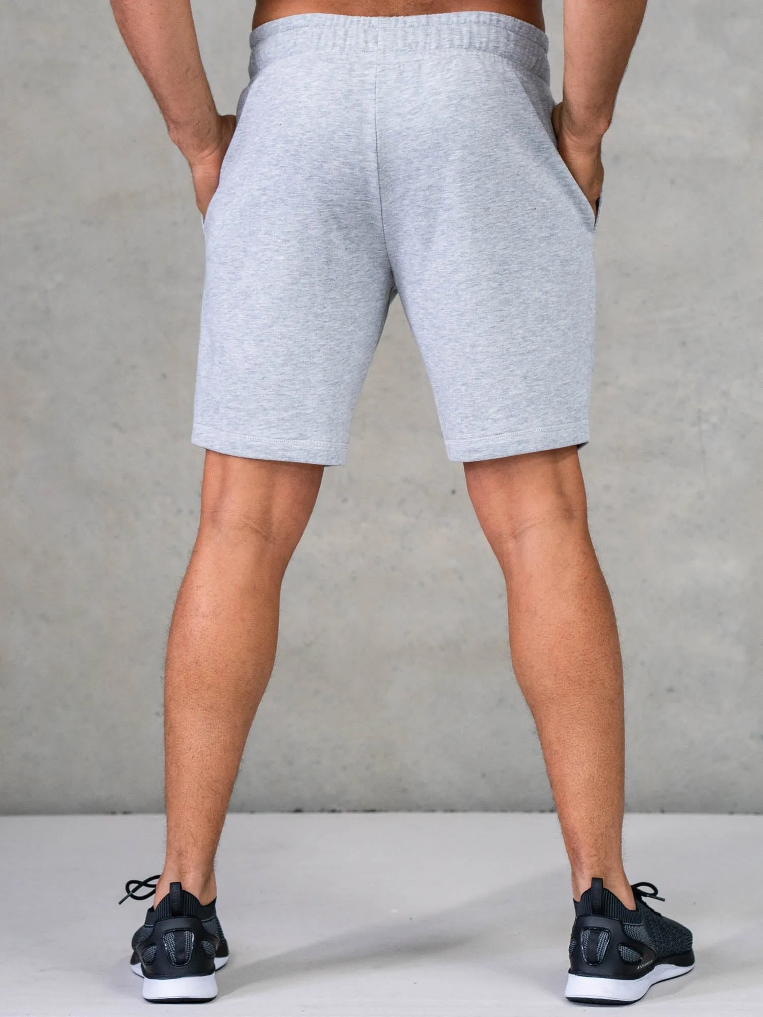 Legacy Track Shorts - Grey Marl