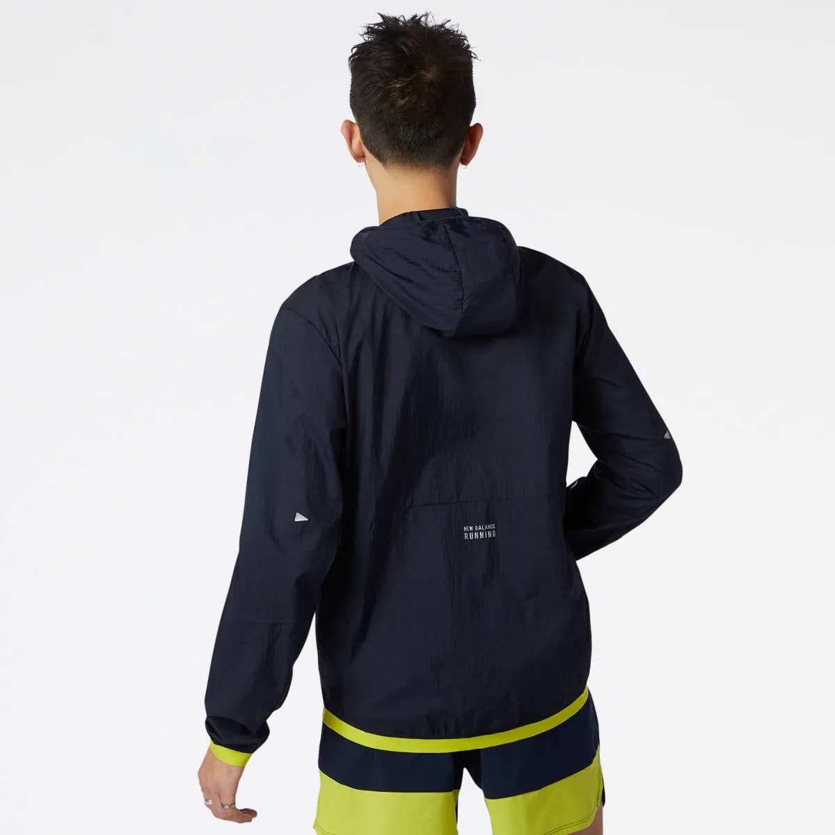 Men's New Balance Printed Impact Run Light Pack Jacket - MJ01238-SYE