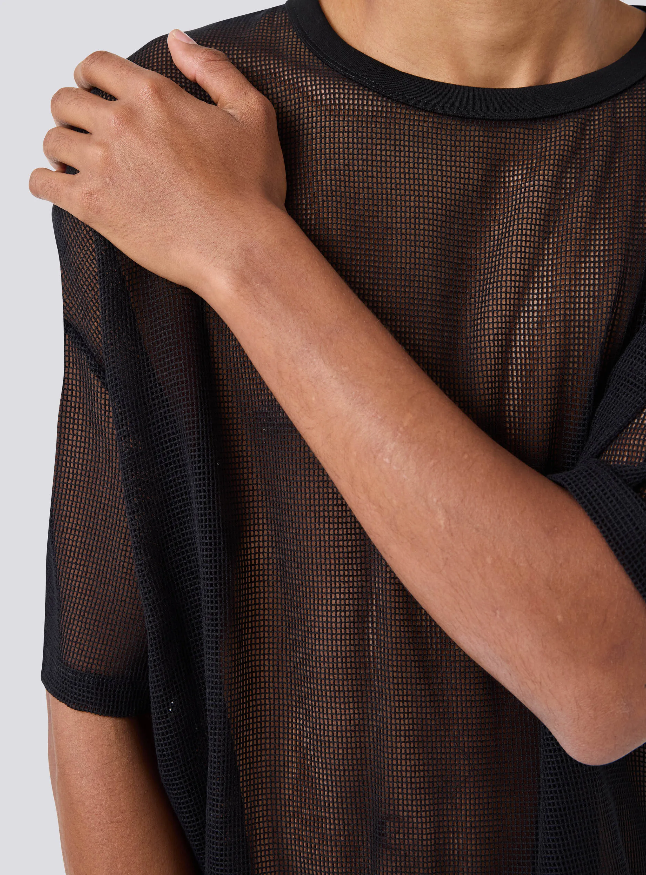 Mesh Tee Black