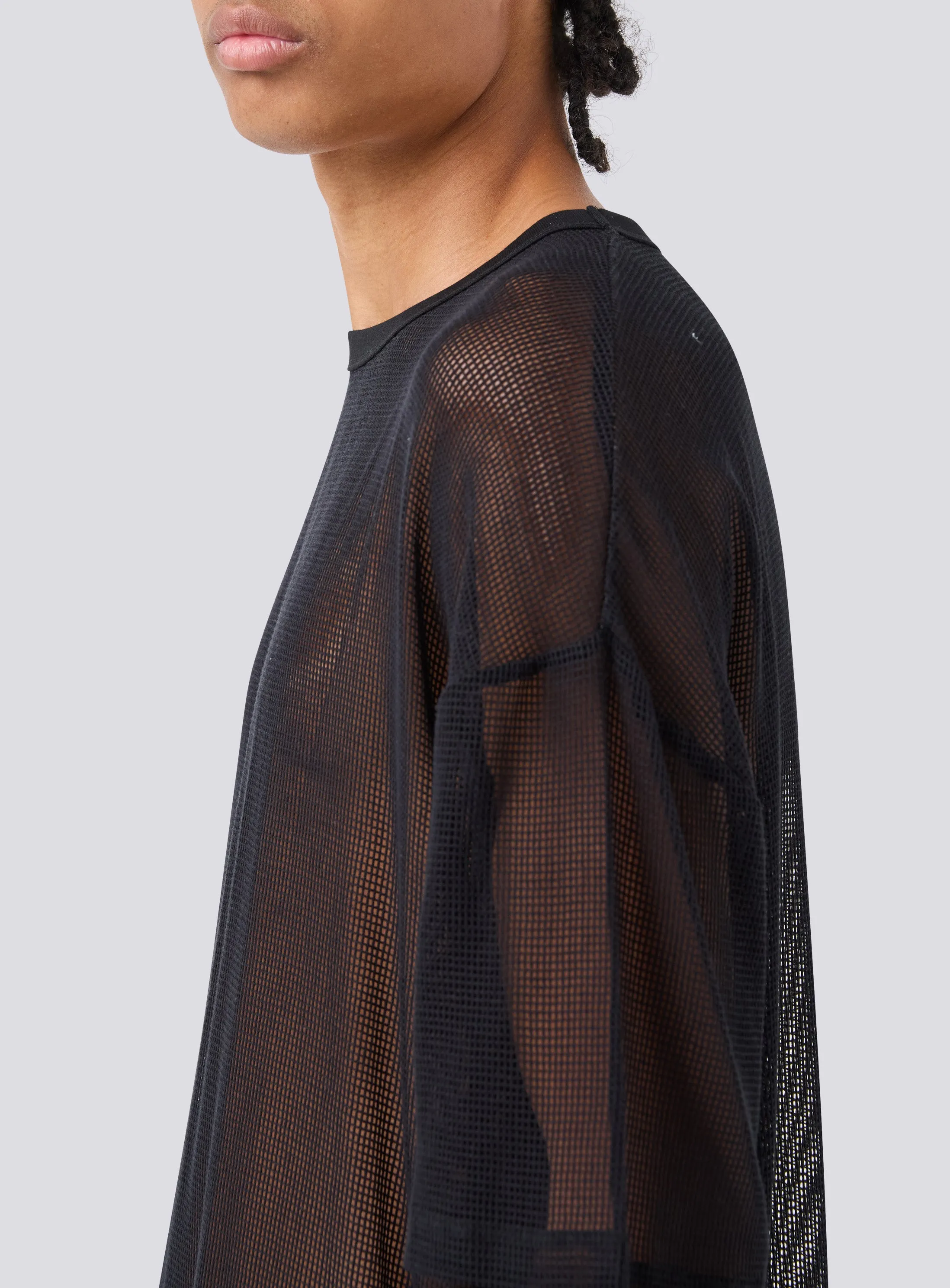 Mesh Tee Black