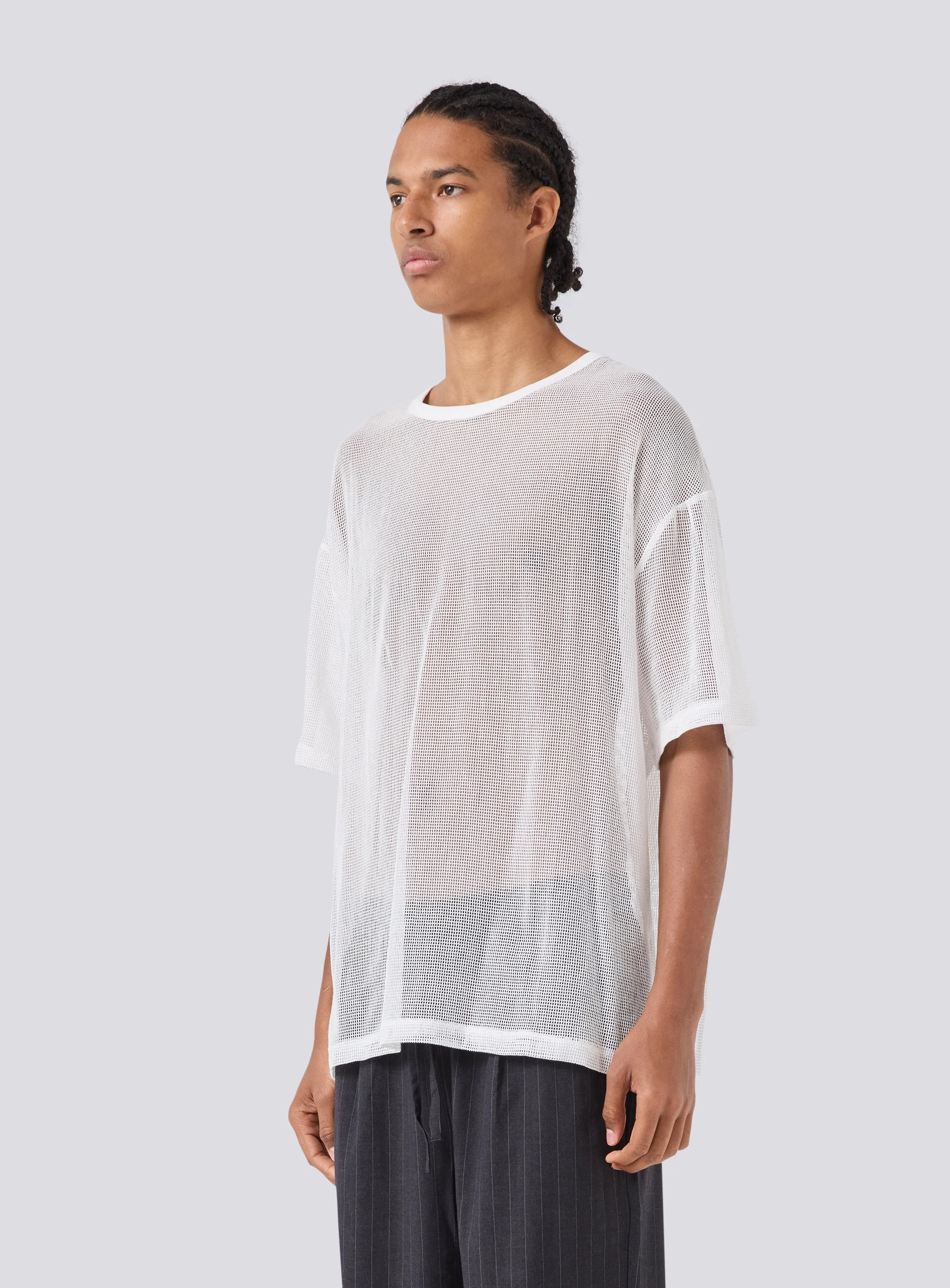 Mesh Tee White