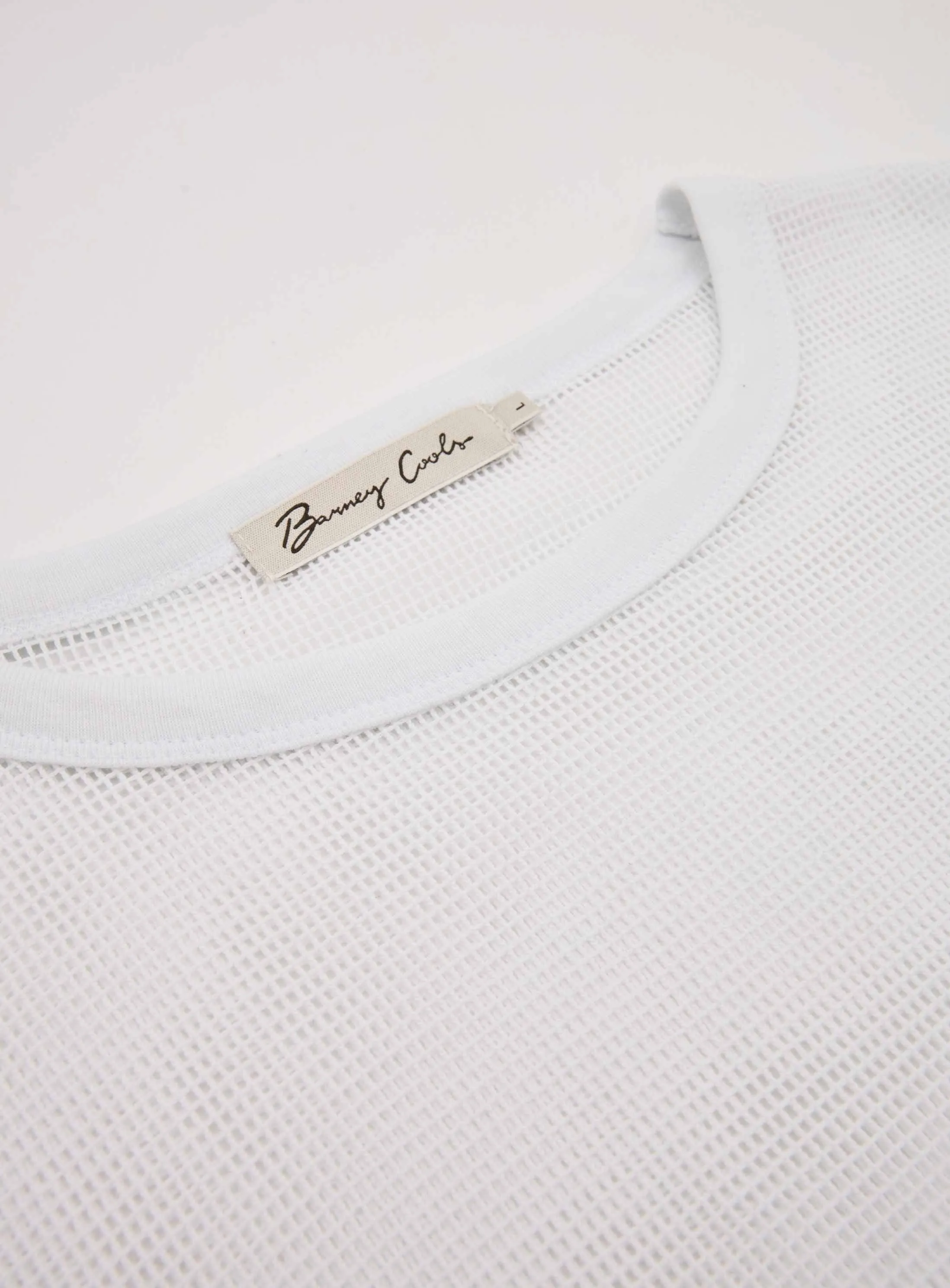 Mesh Tee White