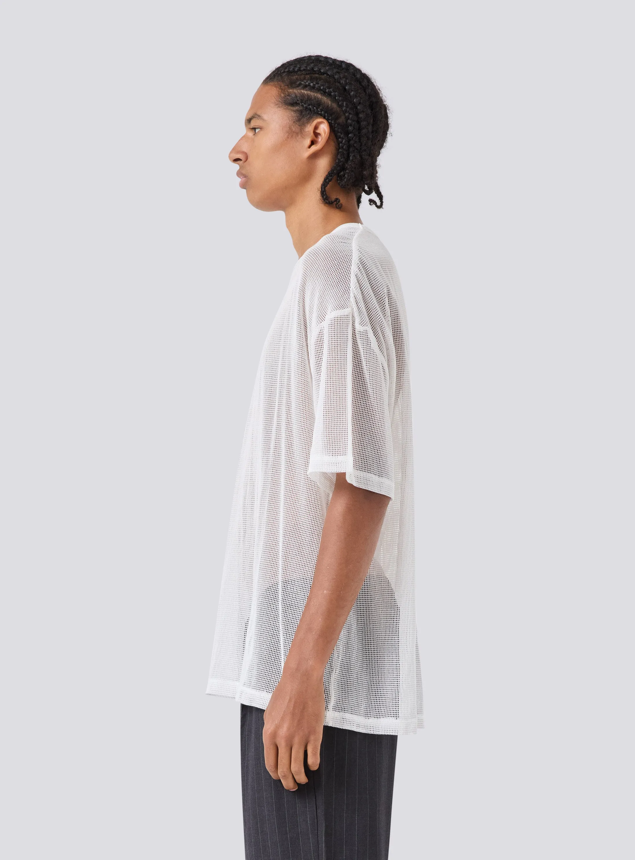 Mesh Tee White