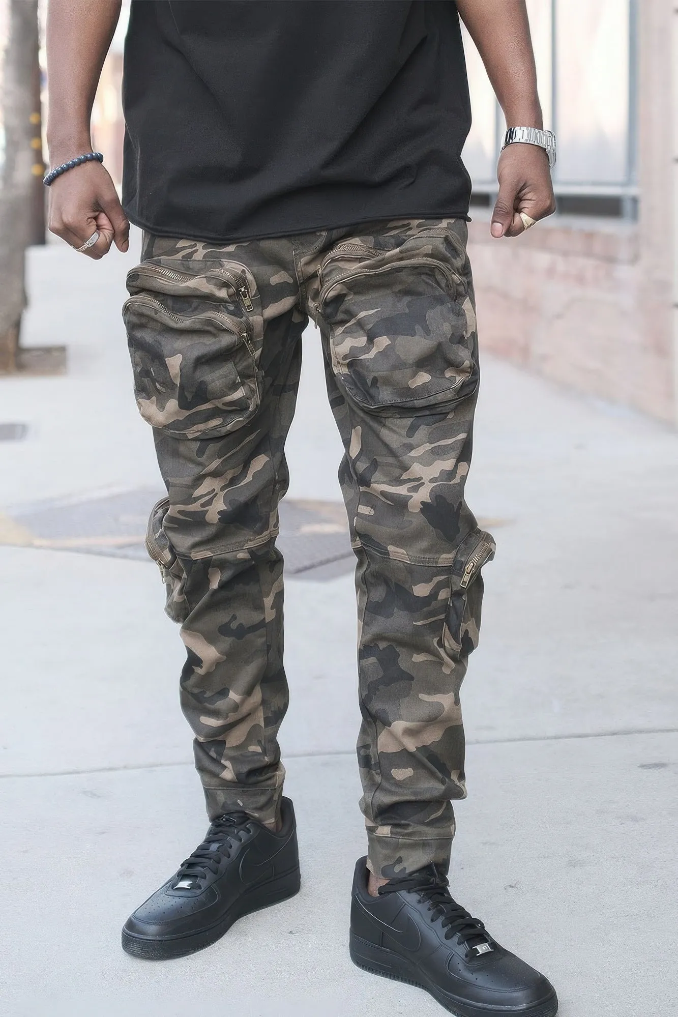 NicholesGifts Men's Camouflage Tactical Jogger Pants