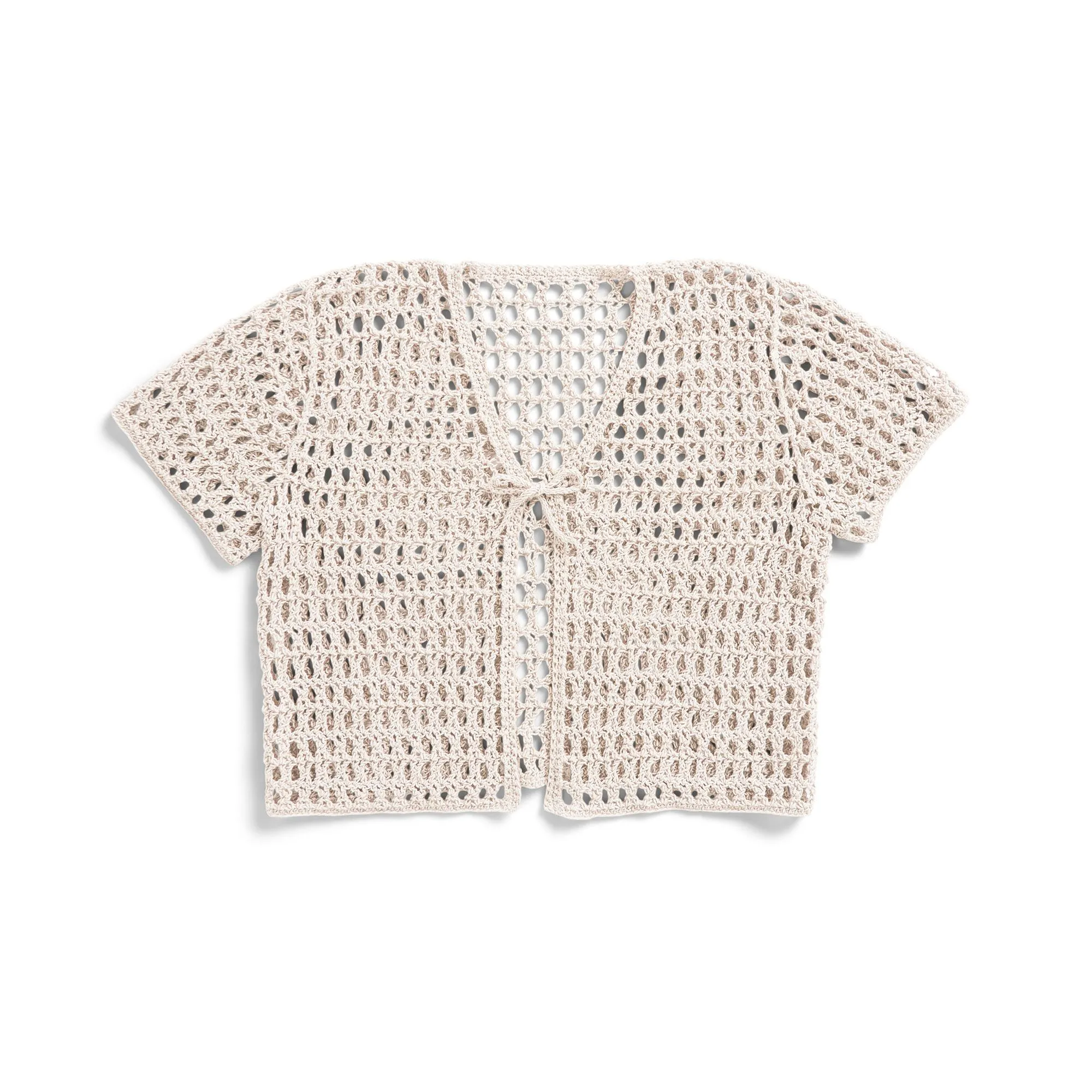 Patons Crochet Mesh Beachside Cardigan