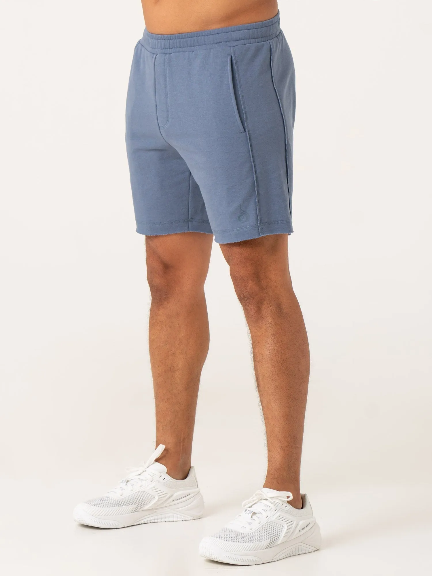 Pursuit Track Shorts - Denim Blue