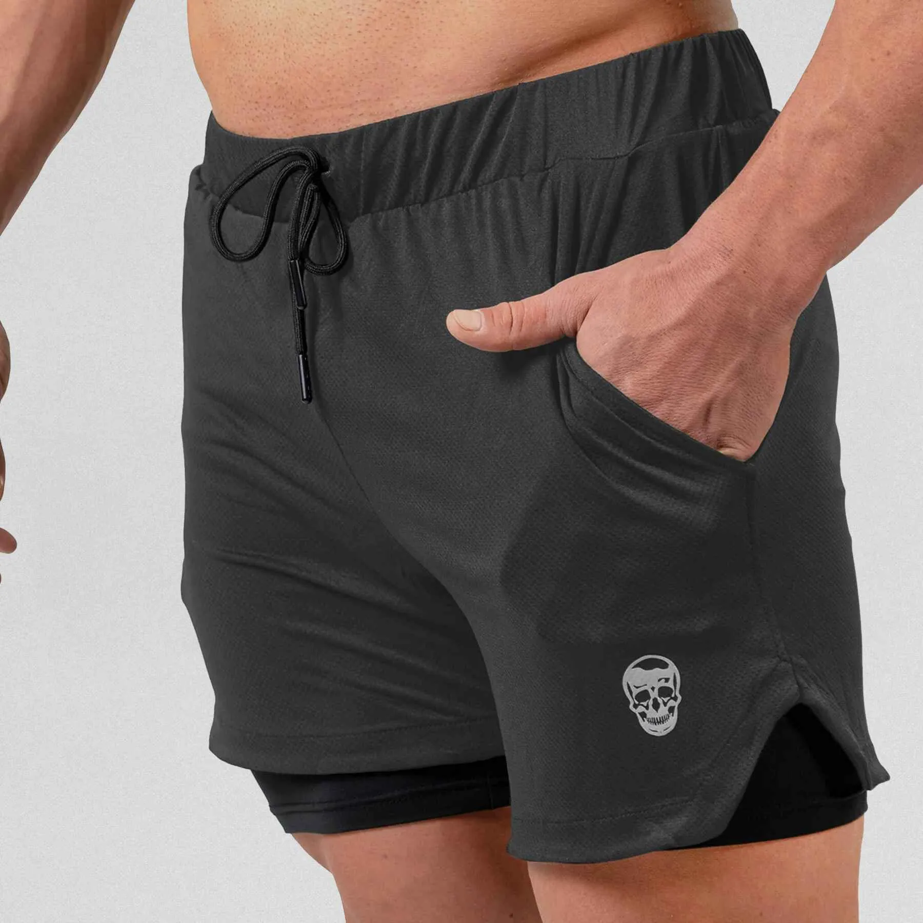 React Training Shorts - Gray