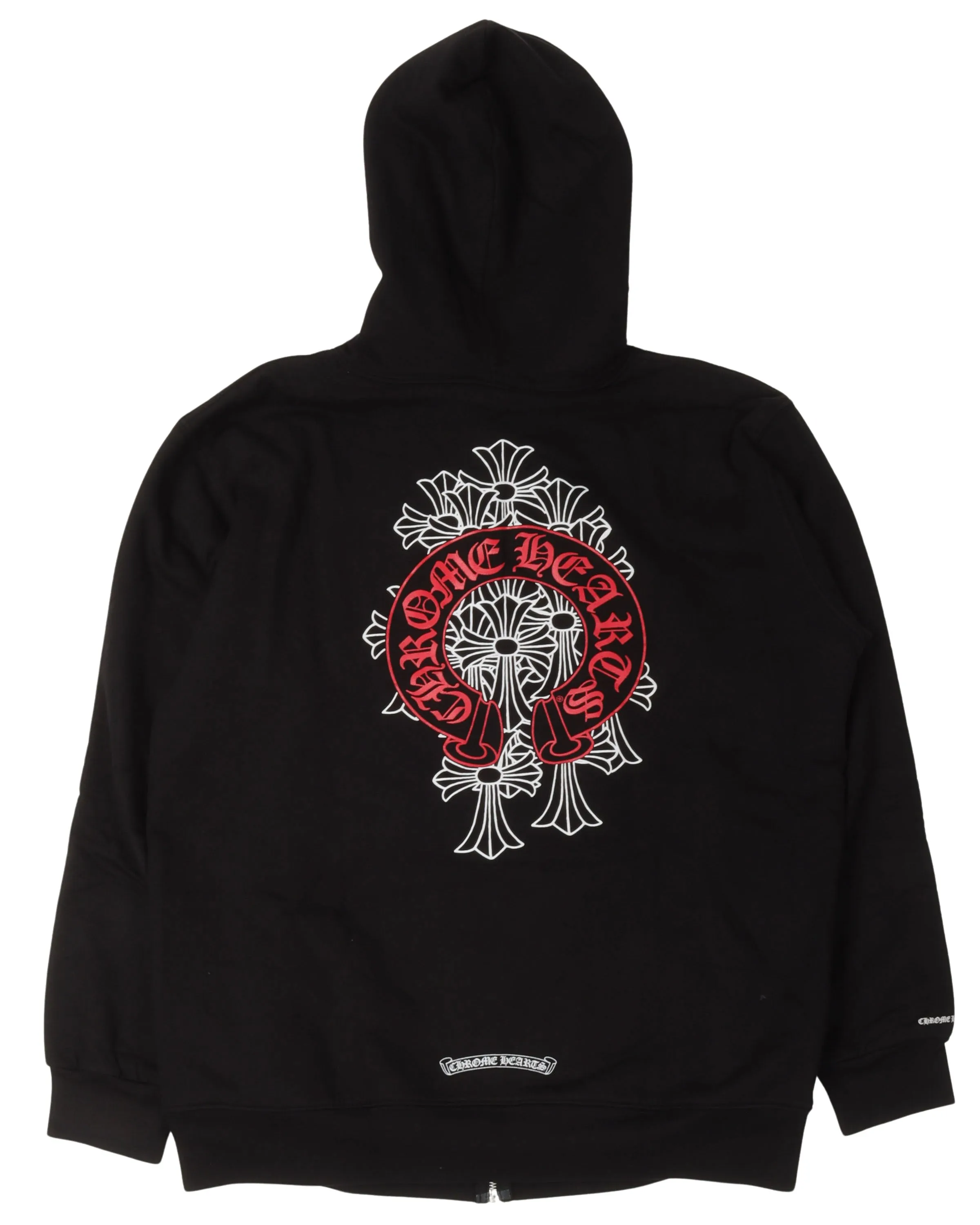 Red Horseshoe Logo Thermal Hoodie