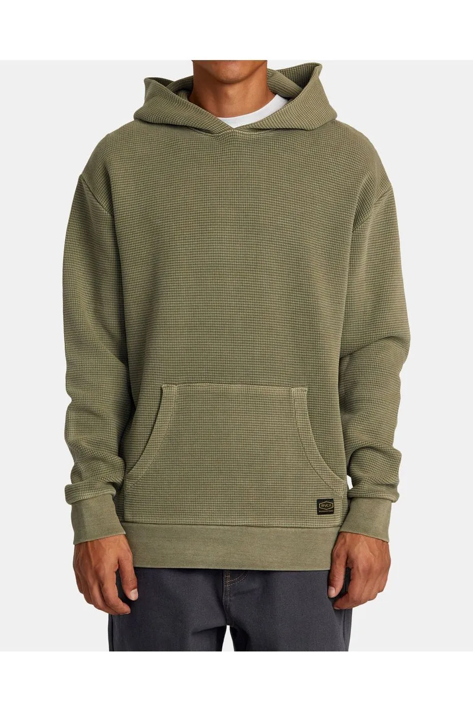 Rvca Dayshift Thermal Hoodie Olive