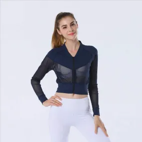 Slim Fit Mesh Running Jacket