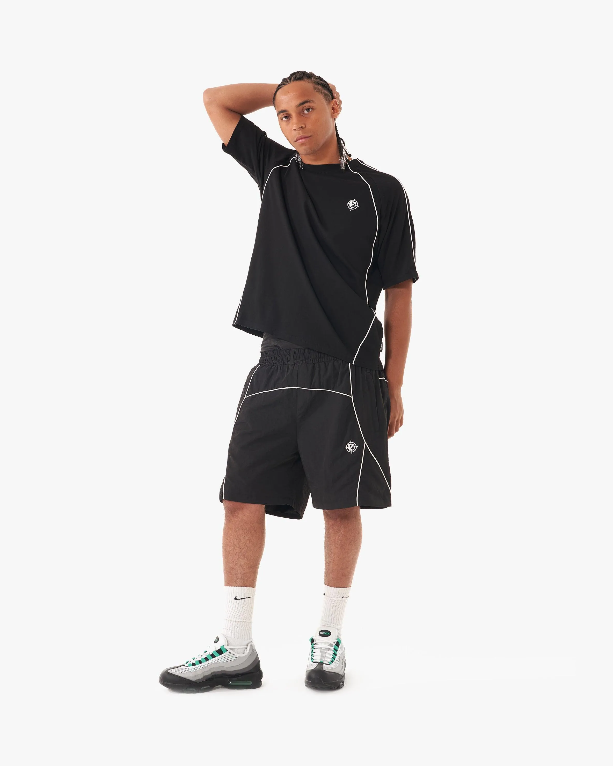 TRACK SHORTS BLACK