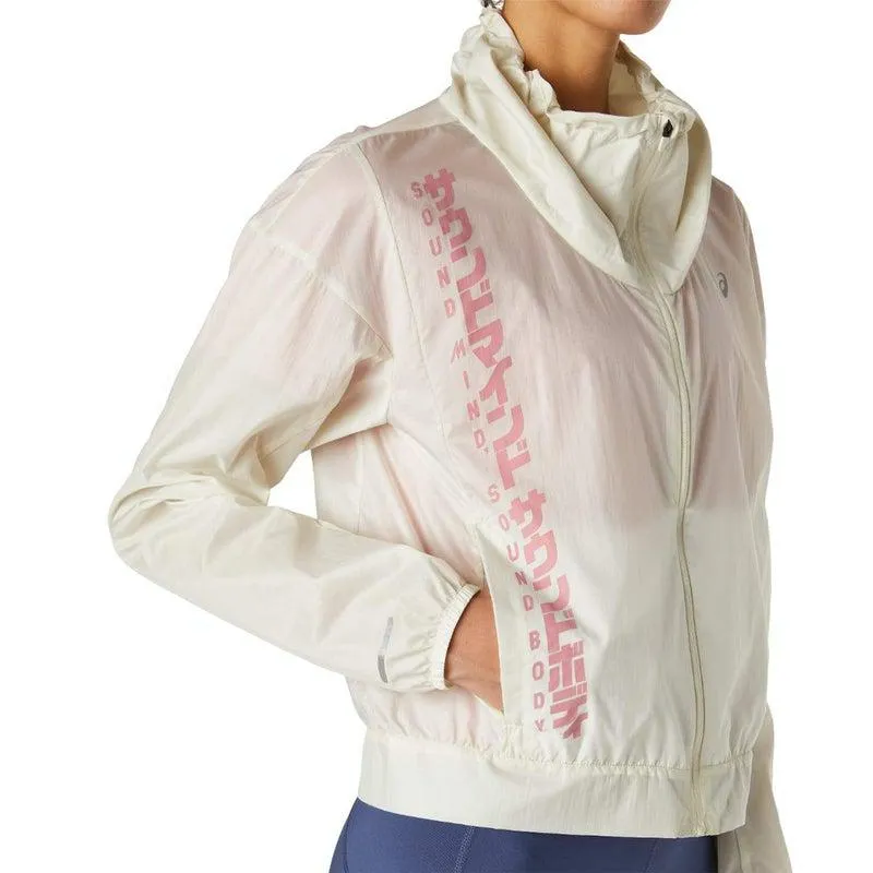 Women's RUN Jacket - Birch/Smokey Rose