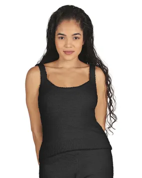 Women's Soft Cozy Knit Comfy Scoop Neckline Tank Top